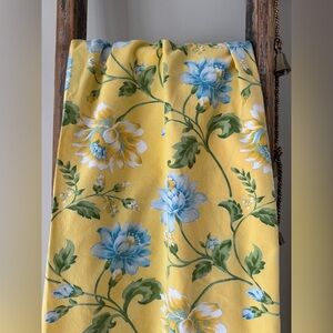 Vintage April Cornell Shower Curtain 💯Cotton Floral